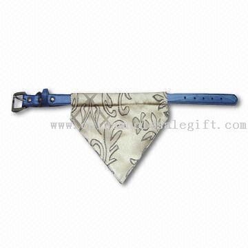 Pet Collar Made of PU Leather and Cloth