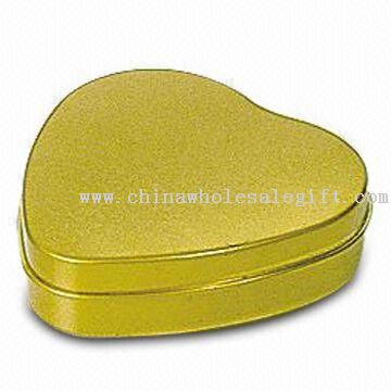 Metal Trinket Box in Heart Shape