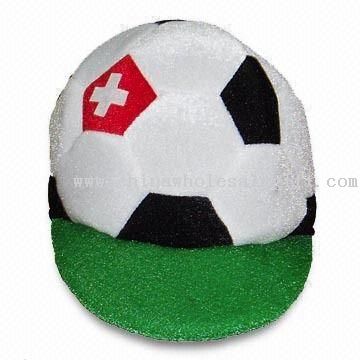 100% Polyester Imitation Velvet Festival Hat/Cap with Printing Logo Design