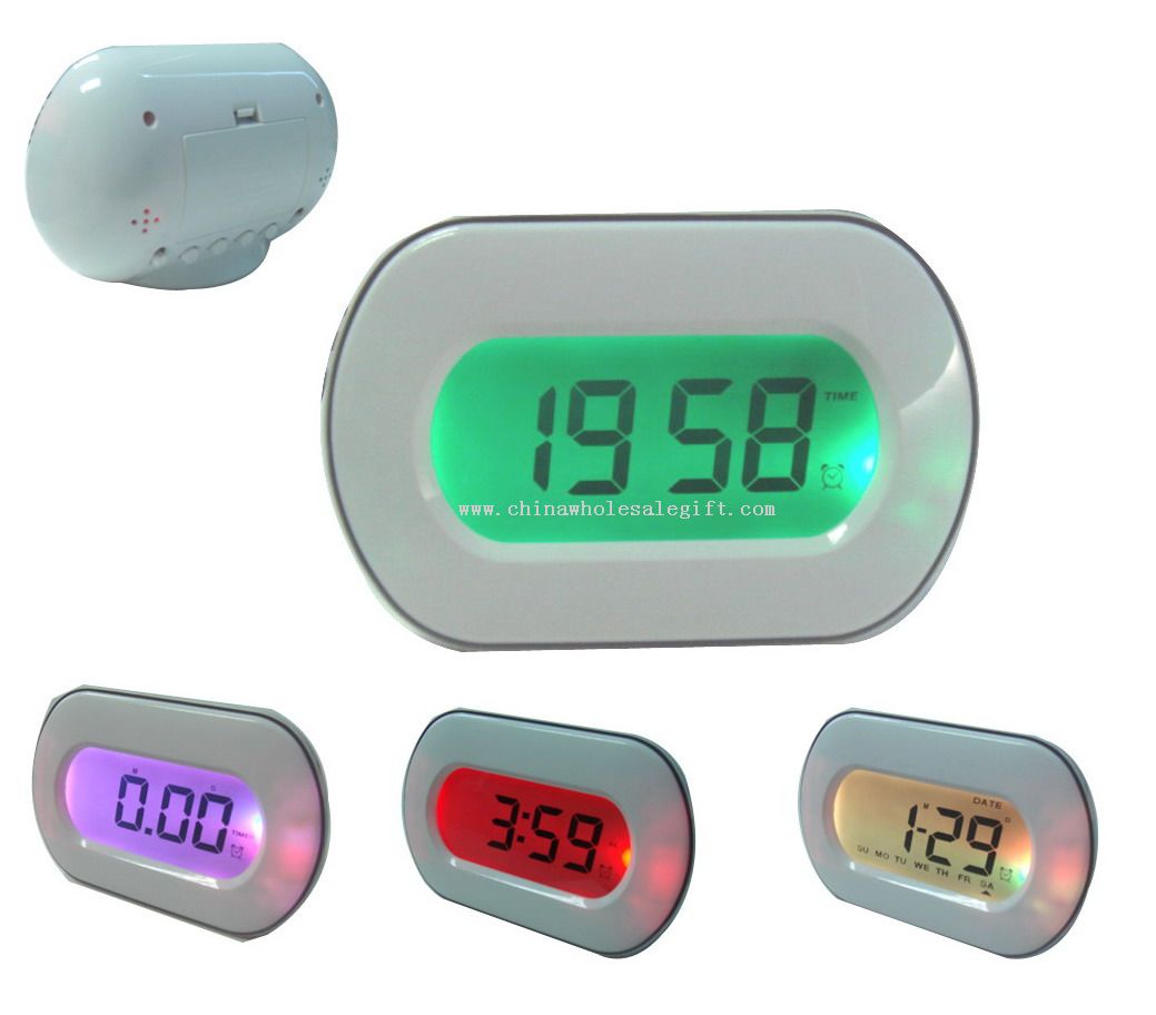 Rainbow LCD Clock