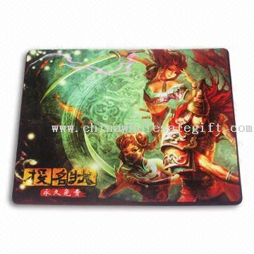 High-quality Natural Rubber Mouse Pad, Made of Nature Rubber/Cloth, EVA/Fabric, and SBR/Cloth