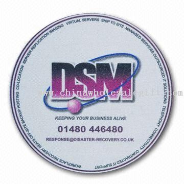 220 x 180 x 2mm Promotional Mouse Pad, Made of Neoprene and Cloth