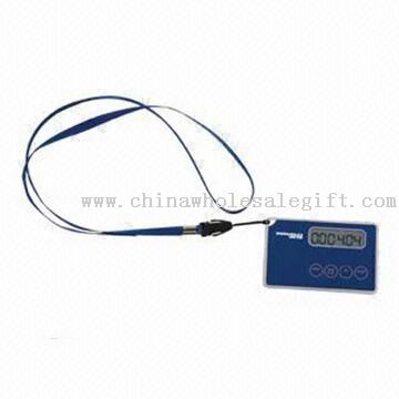 Promotional Digital Pedometer with Large Logo Space and Slim Card Design, Ideal for Gifts