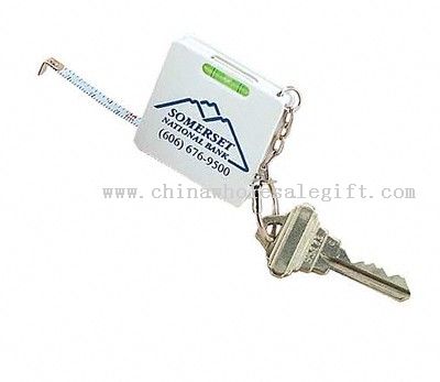 Tape Measure Level Keychain