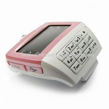 Tri-band Watch Phone, Supports MP3/MP4 Player, Video, Phonebook, Games and Handsfree