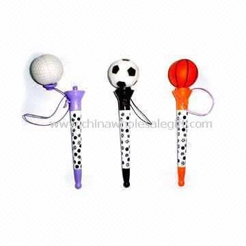 LED Light Pens with Bump Balls