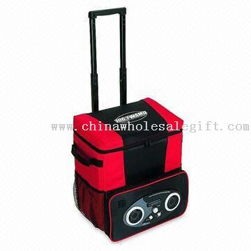 30-pack Radio Cooler on Wheels