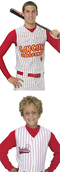Pro Style Sleeveless 6 Button Front Jersey