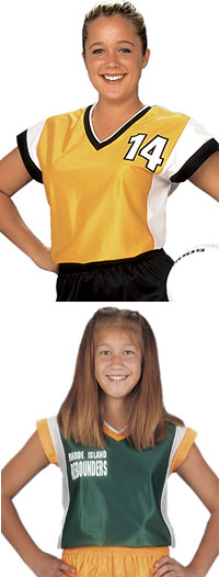 Womens and Girls Deluxe Cap Sleeve Dazzle Jersey