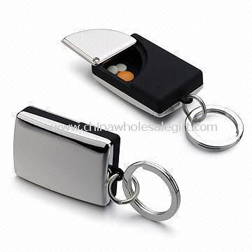 Pill Box Keychain