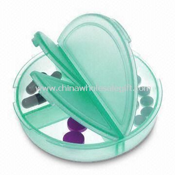 Round Pill Case with Logo Printing