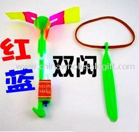 Two Colors LED Emitting Rocket Toy