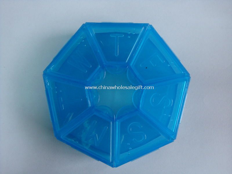 Pocket 7 day pill box