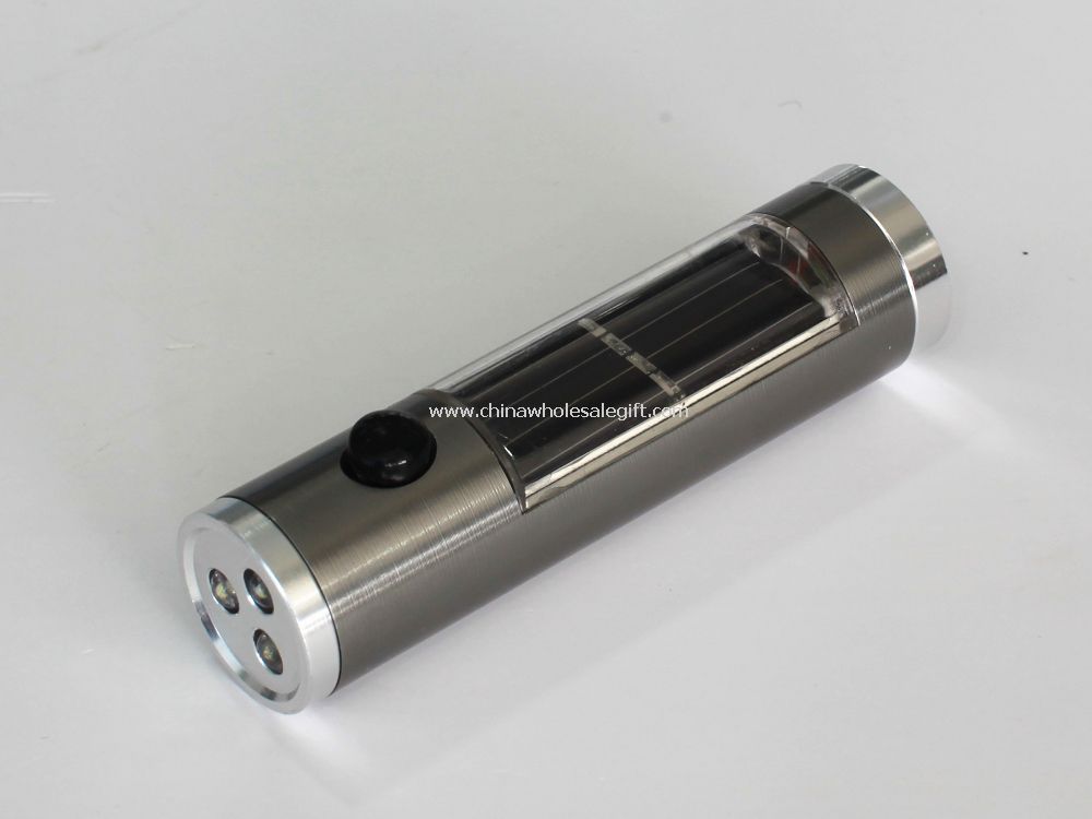 3 LED Mini Solar Flashlight
