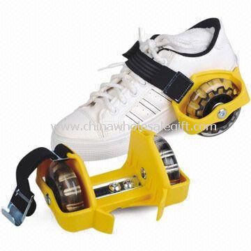 Flashing Roller Shoes with 72 x 24mm PVC Wheel