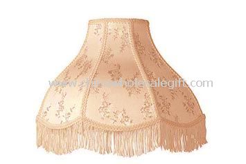 Cream Scallop Dome Shade Lamp