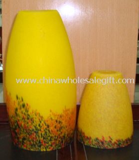 Hand blown glass lamp shade for mini pendant lights