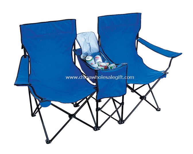 Double Beach Chair with Cooler Bag