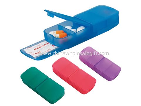 Plastic pill container
