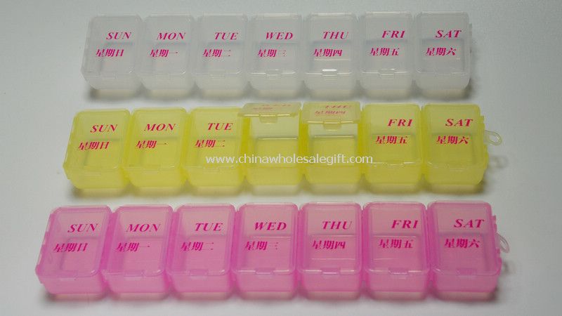 Plastic Weekly Pill Box