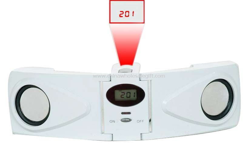 LCD Projection Clock with MP3 Amplifier