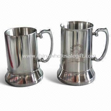 food grade 304 stainless steel Double Wall Beer Mugs
