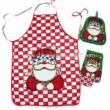 Four-piece Cotton Kitchen Set Customized Materials are Welcome