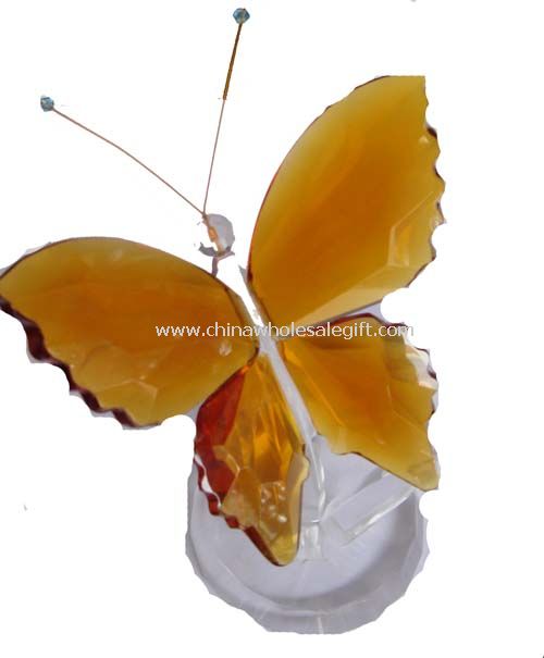 Crystal Butterfly with base