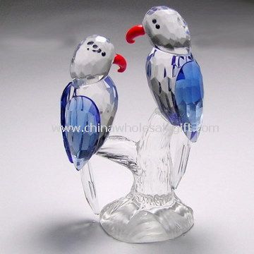 K9 optical crystal bird