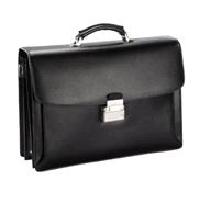 Fingerprint Leather Briefcase