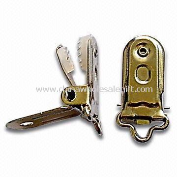Binder Clip with Lanyard Accessory Made of Metal