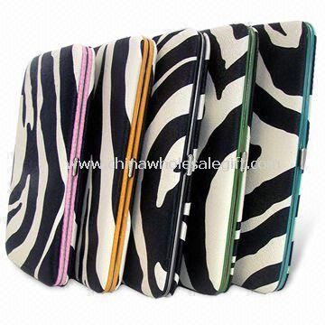 Fashion Flat Wallets Made of PU/PVC/Genuine Leather