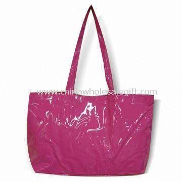 Beach Bag Made of Glossy PVC