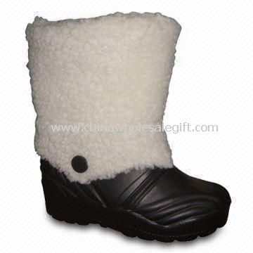 Men Winter Boots with Non-marking Soles Made of EVA