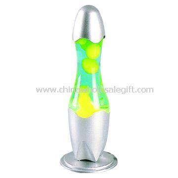 lava lamp with aluminum base