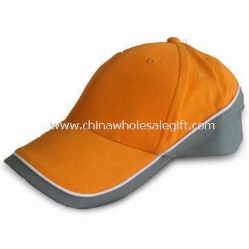 Brushed Cotton Twill Promotional Cap with Adjustable Strap and Six Panel Sport Caps