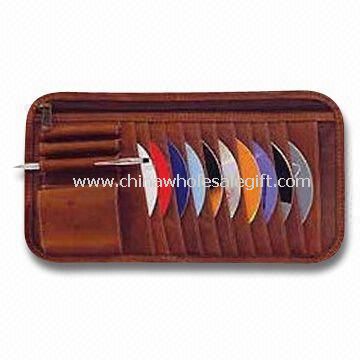 Car/CD Organizer with 3 Pen Holder Loops and Adjustable Straps Installs and Removes Easily