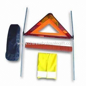 Car Accident Kits with Warning Triangle and Safety Vest