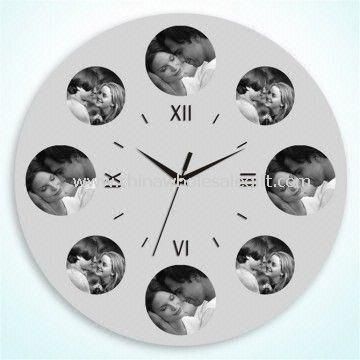 photo frame wall clock