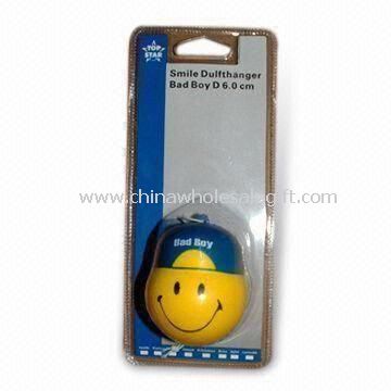 Hanging Car Air Freshener Made of PU Material
