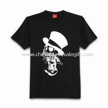 Mens T-shirt with Logo Printing on Front