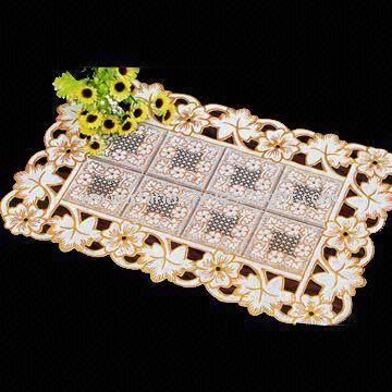 PVC Lace Placemat in Flower Design