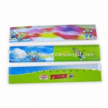 3D Lenticular Rulers Made of PET