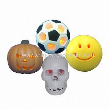 PU Stress Balls with Flashing Lights