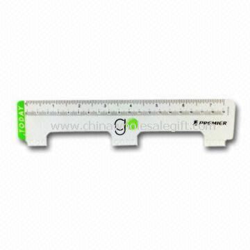 Ruler Made of Transparent PVC of PET with Silkscreen Printing