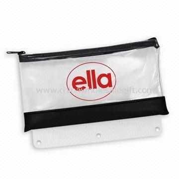 Binder Zipper Pouch Made of Clear PVC