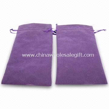 Gift Pouch with Cord Made of Velvet