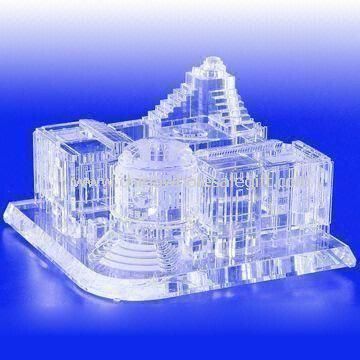 Crystal Building Mansion Model