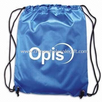Waterproof 201D polyester Promotional Drawstring Bag