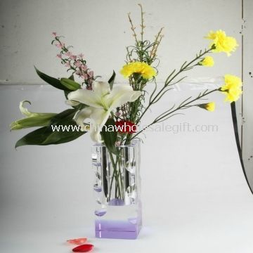 crystal vase